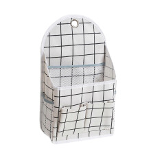 (Beige) Wall Hanging Storage Bag – with Pockets – for Bedside Dormitory