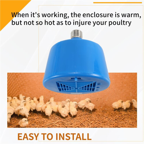 Insulation Lamp  Constant Temperature for Pets Brooding Heating Lamp Warm Air Lamp Reptile Insulation Lamp()