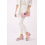 (41, Pink) Low Heels Matching Shoes and Bag Set 2