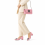 (40, Pink) Low Heels Matching Shoes and Bag Set 1