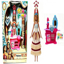 (Graphite color) Moana Theme 11.5 Inch Realistic Figure Set with Lights and Music, Ocean Adventure Collectible Gift