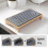 (White) Diatomite Bamboo Sink Tray – Fast Drying – for Soap Sponge 3