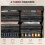 Chest of Eight Fabric Drawers - Black 6