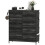 Chest of Eight Fabric Drawers - Black 2