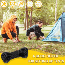 Rubber Cord for Trailer Tarpaulin, Expander Rope for Trailers, Rubber Cord for Versatile Use, 6 mm X 10 M