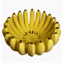 Bananenförmige Obstschale für die Küche, einzigartiges, auffälliges Design, moderne minimalistische Kücheninsel, 150 mm