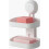 Double Layer Soap Dish with Suction Cup, Removable Soap Holder and Sponge Holder, Drill-Free, Durable Bathroom Accessory 1