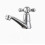 Rubinetto singolo per acqua fredda, cromato, per lavabo, bagno, WC e cucina. 1