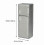 Compact Refrigerator for Bedroom, 1-Piece White Mini Fridge with Quiet Cooling and Space-Saving Design 2