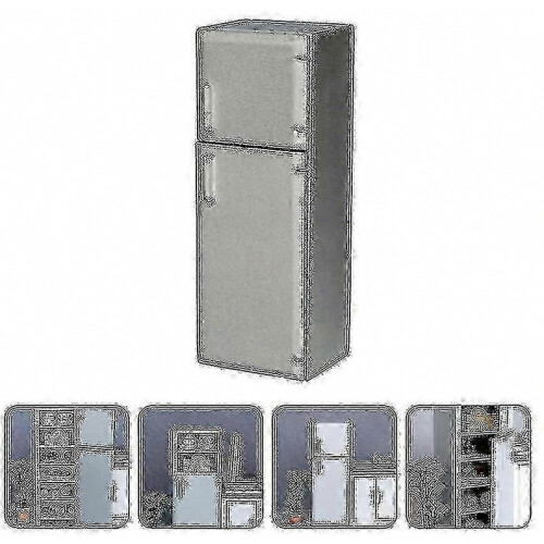 Compact Refrigerator for Bedroom, 1-Piece White Mini Fridge with Quiet Cooling and Space-Saving Design 2