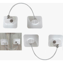 Kindersicherungen für Schubladen, Schränke, Kühlschränke und Backöfen, selbstklebendes 2er-Pack-Set