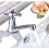 Rubinetto singolo per acqua fredda, cromato, per lavabo, bagno, WC e cucina. 4