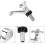Rubinetto singolo per acqua fredda, cromato, per lavabo, bagno, WC e cucina. 3