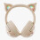 B5 Cat Ear Design USB-C Type-C RGB Wireless Bluetooth HiFi Headset with Adjustable Headband and Built-In Microphone 1
