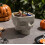 Skull Design Ceramic Head Shaped Serving Bowl for Halloween Parties, Decorative Snack Bowl 4