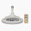 Small Ceiling Fan with Light, Remote Control, E27 Lamp Holder, Adjustable Speed, Enclosed Fan, 85265V 3