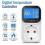 Digital Temperature Controller Socket Outlet Thermostat with Remote Control, EU Plug, Adjustable Heating and Cooling Control for Home Use 3