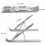 Ergonomic Foldable Laptop Stand with Adjustable Height, Portable Notebook Riser for Desk and Home Office 4