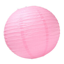 1 X Chinese Japanse Papieren Lantaarn Lampenkap voor Feestbruiloft, 40 cm (16 Inch) Roze