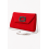 (39, Red) Low Heels Matching Shoes and Bag Set 5