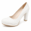 (35, White) Chunky Platform Heels Size 34-41 2