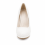 (38, White) Chunky Platform Heels Size 34-41 4