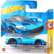 Hot Wheels 17 Ford Gt Hw Turbo Ages 3 And Up (Blue)