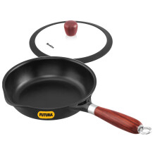 Hawkins 20 Cm Futura Cast Iron Frying Pan | Induction & Gas Compatible | Naturally Nonstick | No Coating | Ideal For Egg/Omelette | Black (Cif20G)|Ind
