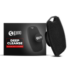 Beardo Silicone Body Scrubber Bath Brush For Men | Cleanses, Exfoliates & Removes Dead Skin | Super Soft Silicone Bristles | Lathers Well | Ergonomic