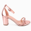 (35, Rose) Ankle Strap Heels with Bow Size 33-43 2