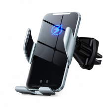 Wireless Charging Car Vent Phone Holder, Universal Smartphone Mount, Lake Blue