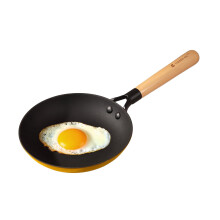 Cumin Co. Lite Cast Iron Fry Pan | 20 Cm, 0.8L | Induction Base Cookware | 5 Years Warranty | Non Toxic Non Stick Pan For Omelette | Chemical Free Coa