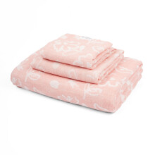 Toallas Doctor, Set de Toallas Florales en Plátano de 3-1 Toalla de Baño, 1 Toalla de Mano, 1 Toalla Facial