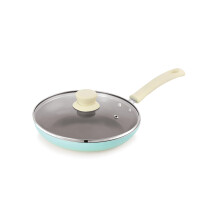 Anjali Santorini Taperpanna Med Glaskåpa - Nonstick Stekpanna, Induktions- & Gaskompatibel
