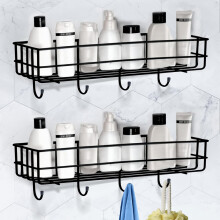 Estante Autoadhesivo Zolmix para Baño, Organizador de Estante, Estante de Cocina con Pegatinas Mágicas