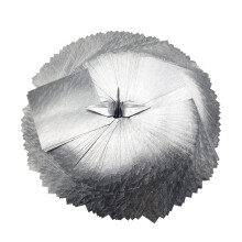 100 Fogli di carta origami 6x6 pollici per piegare, decorazione, fai-da-te (Argento)