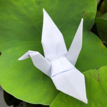 100PCS 3.94" Grue Origami Bianche Pronte per Matrimoni e Decorazioni Feste
