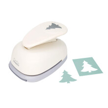 Poinçon en Bois de Sapin 3 Pouces, Poinçon d'Artisanat de Noël pour Scrapbooking et Projets DIY