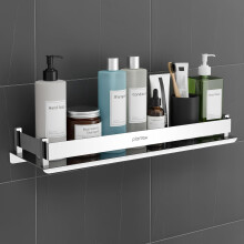 Plantex Edelstahl Badezimmerregal/Wandregal Küche/Waschraum Organizer- Chrom (15X5 Zoll)