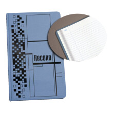Registre Adams, 12-1/8 x 7-5/8 pouces, Couverture en tissu bleu, 300 pages (ARB712CR3)