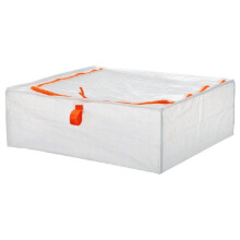 (Orange 55x49x19cm) Dot Polka Houndstooth Stripe Storage Box With Waterproof Oxford Fabric Change For Season