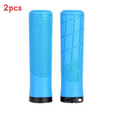 (Light Blue) Grips Handlebar Bicycle With Silicone Sleeves For Better Grip Control And During