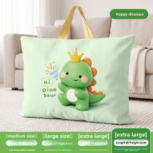 (Green, 80x65cm) Room Kids Organizer For Clothes And Bedding With Durable Oxford Fabric Handle