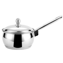 Steelcraft Premium Stainless Steel Victoria Saucepan With Steel Lid -18 Cm, 1780Ml (Induction Friendly) Cook And Serve, For Multipurpose Cooking, Silv