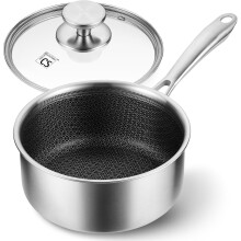 Koch Systeme Cs 2Qt Tri-Ply Stainless Steel Etched Saucepan