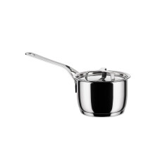 A Di Alessi,Ajm105/14 "Pots & Pans", Saucepan In 18/10 Stainless Steel Mirror Polished,1 Qt 16 Oz