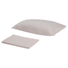 Ensemble de Drap Plat et Taie d'Oreiller Ikea Baldersbr, Rose, 150X250 Cm Drap/50X80 Cm Taie, 100% Coton