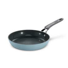 Tramontina Velo 24Cm Forged With Ceramic Reinforced Interior Fry Pan | Saute, Stirfry Pan | Gas/Induction Cookware | Stainless Steel Handle | Silicone