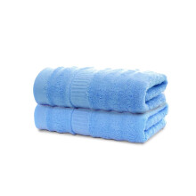 Mush Ultra Doux & Super Absorbant | Ensemble de Serviettes en Bambou 600 Gsm | 29 X 59 Pouces (Ciel Bleu) Pack de 2