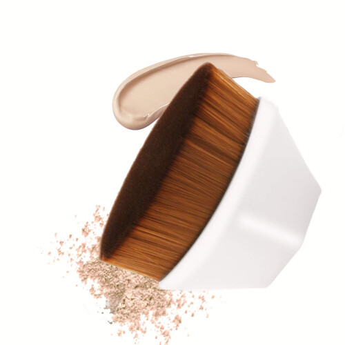 Tenmon Foundation Makeup Pinsel, Blush Pinsel Kabuki für flüssige, cremige oder pudrige Kosmetik